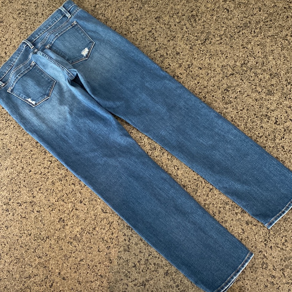 FRAME DISTRESSED MID RISE STRAIGHT - Picture 7 of 10